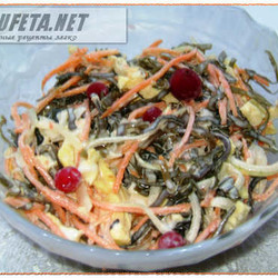 Рецепт очень вкусного салата из морской капусты с фото