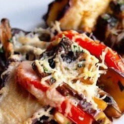 Баклажаны с беконом