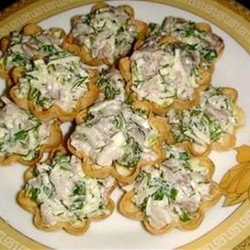 Корзиночки с сельдью