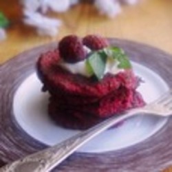 Свекольно-гречневые оладьи