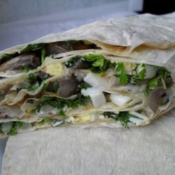 лаваш с грибами