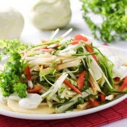 Рецепты салата из кольраби