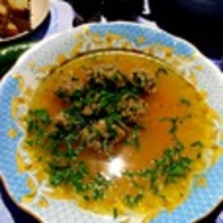 Суп с вермишелью и фрикадельками