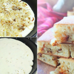 Луковый пирог на сковороде - fav0ritka77.ru