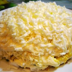 Салат «Невеста» с копченой курицей | Готовим вкусно и по-домашнему