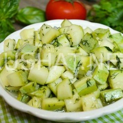 Быстрые маринованные кабачки с чесноком. Пошаговый рецепт с фото