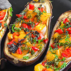 Простые блюда из баклажанов на сковороде