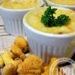 Рецепт грибного жульена из лисичек  - Жюльен (Жульен) от 1001 ЕДА