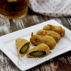 Жареные соленые огурцы — рецепт с фото