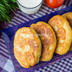 Жареные пирожки на кефире
