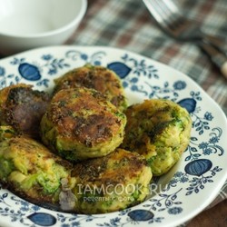 Постные котлеты из брокколи с карт — рецепт с фото