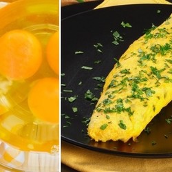 Французский омлет без молока: взбивать до умопомрачения не надо