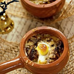 Жюльен с перепелиными яйцами, пошаговый рецепт с фото