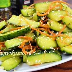 Хрустящие огурцы по-корейски — язык можно проглотить, так вкусно! | Готовим вкусно и по-домашнему