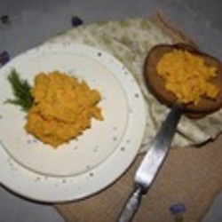 Яичный паштет с печенью трески