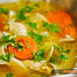 Куриный суп из крылышек - просто и вкусно