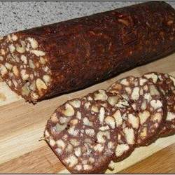 Шоколадная колбаска