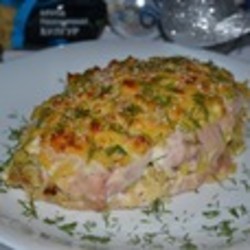 Куриная слойка с булгуром и сыром