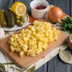 Солянка с грибами и картошкой