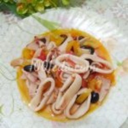 Горячая закуска с морепродуктами и овощами  - Горячие закуски от 1001 ЕДА