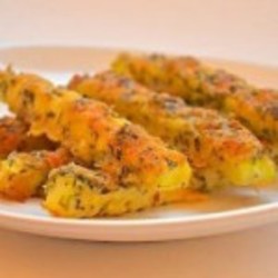 Кабачки в сырном кляре  - Горячие закуски от 1001 ЕДА