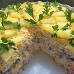 Бесподобный салатный торт «Чародейка» - fav0ritka77.ru