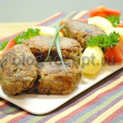 Котлеты из рыбных консервов, из сардины, горбуши с рисом