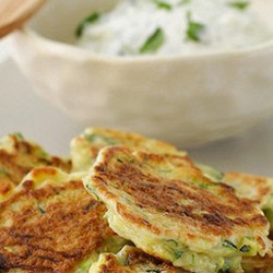 Оладьи из кабачкового пюре. Рецепт