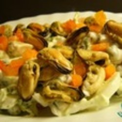 Салат с мидиями "МЕдийный"