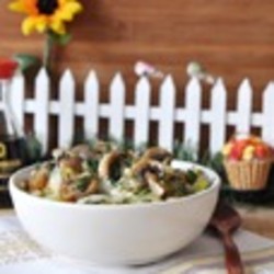 Салат "Деревенский" с маринованными шампиньонами