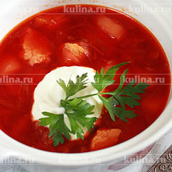 Борщ без капусты – рецепт приготовления с фото от Kulina.Ru