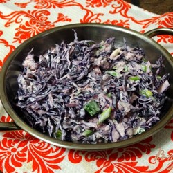 Салат из краснокочанной капусты и редиса - пошаговый рецепт с фото