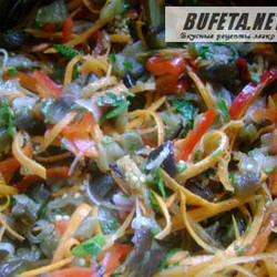 Баклажаны по корейски на зиму