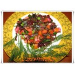 Винегрет с морской капустой