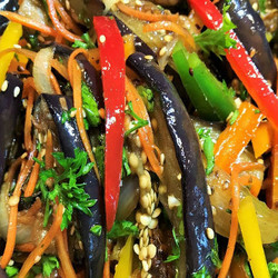 Салат из баклажанов по-корейски