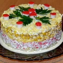 Салат ананасовый слоеный. Вкуснейшая закуска - fav0ritka77.ru