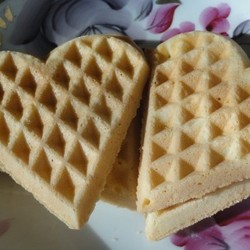 Рассыпчатое печенье  в вафельнице : Выпечка сладкая