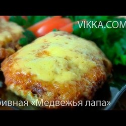ОТБИВНАЯ "МЕДВЕЖЬЯ ЛАПА" на сковороде  Рецепт  ДЛЯ МУЖЧИН