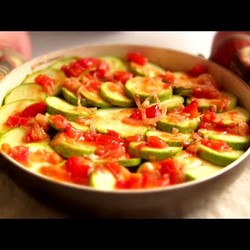 КАБАЧКИ по-деревенски/ Кабачки в духовке с помидорами/простой рецепт