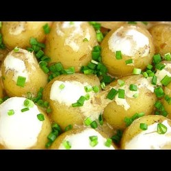 Молодая вкусная картошка для всей семьи!Сытный Обед