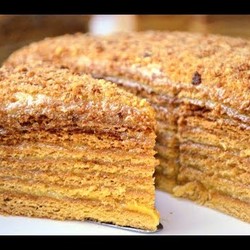 ✧ ТОРТ МЕДОВИК "Медовый Пух" С ЗАВАРНЫМ КРЕМОМ О-о-очень Вкусный ✧ Cake with honey custard ✧ Марьяна
