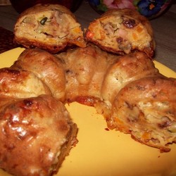 Кекс с тыквой и цукини