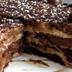 Торт из пряников без выпечки 