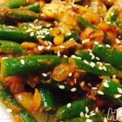 гарнир из стручковой фасоли