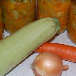 Салат-маринад из кабачков