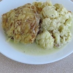 Цветная капуста с курицей