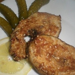 Минтай запеченый