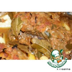 Говядина с картошкой в пакете