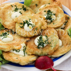 Жареные кабачки с майонезом и чесноком