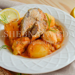 Рагу со скумбрией в мультиварке